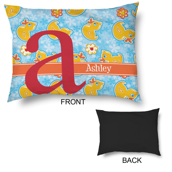 Rubber Duckies & Flowers Outdoor Dog Beds - Large - APPROVAL