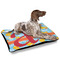 Rubber Duckies & Flowers Outdoor Dog Beds - Large - IN CONTEXT