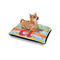 Rubber Duckies & Flowers Outdoor Dog Beds - Small - IN CONTEXT