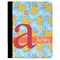 Rubber Duckies & Flowers Padfolio Clipboards - Large - FRONT