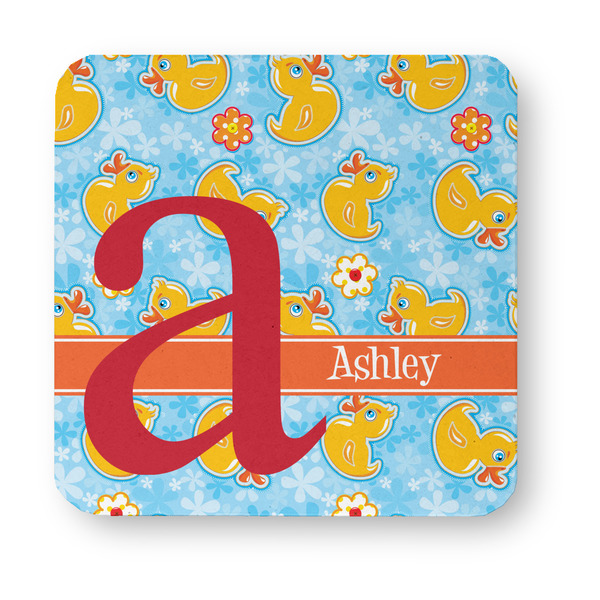 Rubber Duckies & Flowers Paper Coasters - Approval