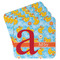Rubber Duckies & Flowers Paper Coasters w/ Name and Initial
