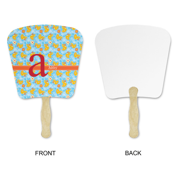 Rubber Duckies & Flowers Paper Fans - Approval