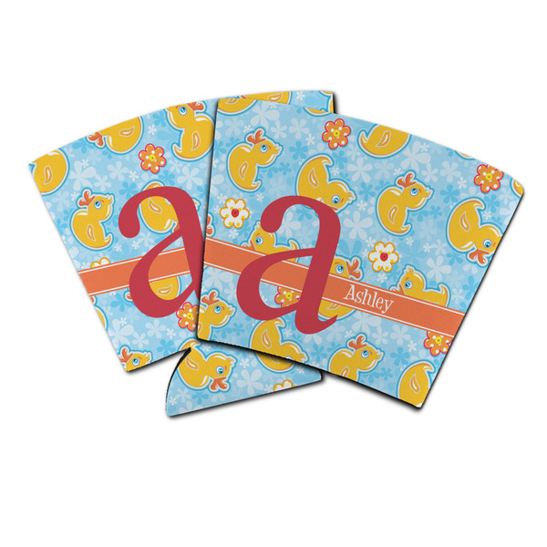 Custom Rubber Duckies & Flowers Party Cup Sleeve (Personalized)