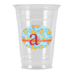 Rubber Duckies & Flowers Party Cups - 16oz (Personalized)