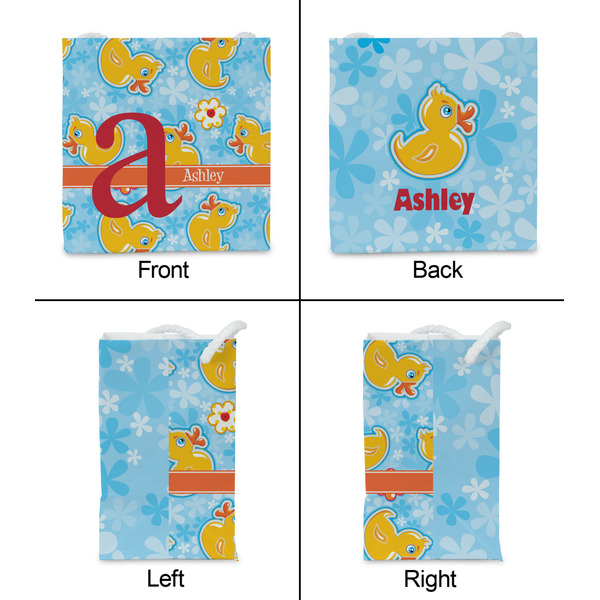 Rubber Duckies & Flowers Party Favor Gift Bag - Gloss - Approval