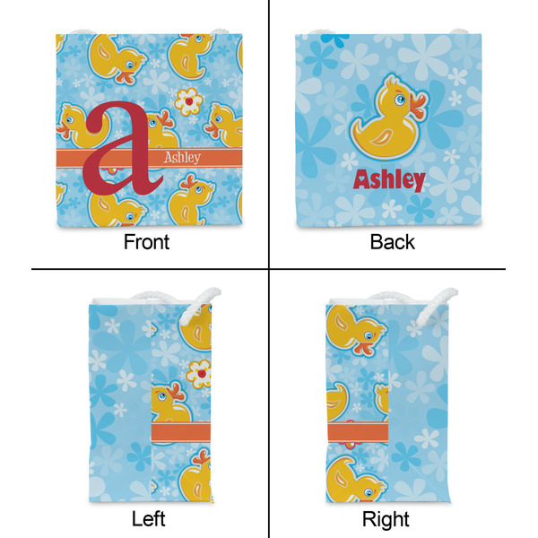 Rubber Duckies & Flowers Party Favor Gift Bag - Matte - Approval