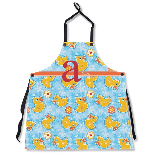 Rubber Duckies & Flowers Personalized Apron