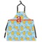 Rubber Duckies & Flowers Apron Without Pockets w/ Name and Initial