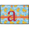 Rubber Duckies & Flowers Personalized Door Mat - 36x24 (APPROVAL)