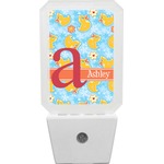 Rubber Duckies & Flowers Night Light (Personalized)