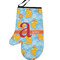 Rubber Duckies & Flowers Left Oven Mitt (Personalized)