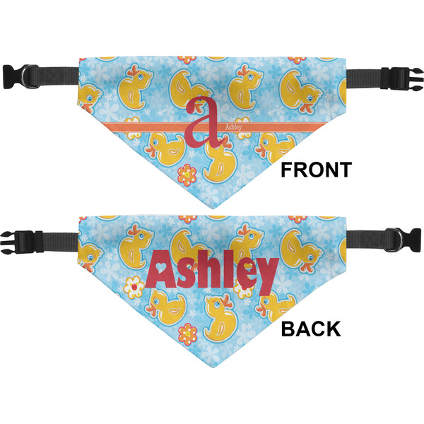 Rubber Duckies & Flowers Pet Bandana Approval
