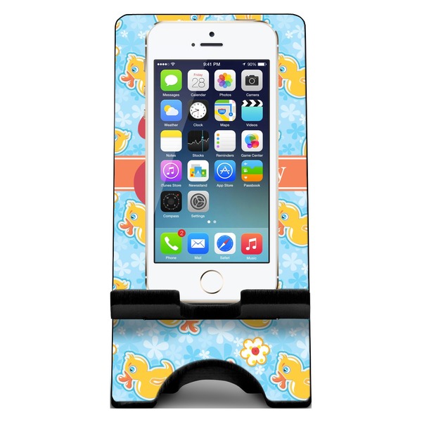 Rubber Duckies & Flowers Phone Stand w/ Phone