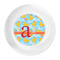 Rubber Duckies & Flowers Plastic Party Dinner Plates - Approval
