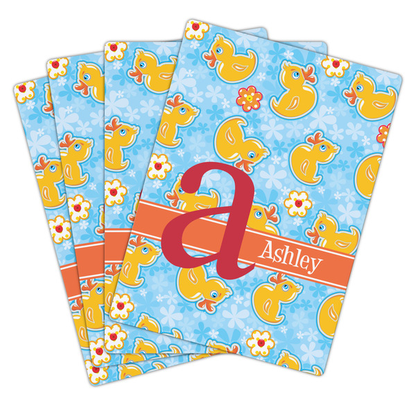 Rubber Duckies & Flowers Playing Cards - Hand Back View