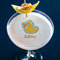 Rubber Duckies & Flowers Printed Drink Topper - Large - In Context