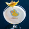 Rubber Duckies & Flowers Printed Drink Topper - XLarge - In Context