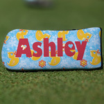 Rubber Duckies & Flowers Blade Putter Cover (Personalized)