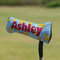 Rubber Duckies & Flowers Putter Cover - On Putter