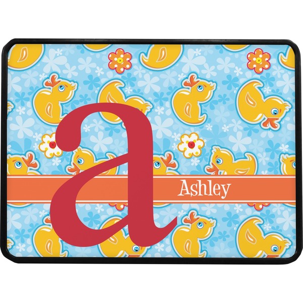 Rubber Duckies & Flowers Rectangular Car Hitch Cover w/ FRP Insert (Select Size)