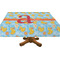 Rubber Duckies & Flowers Rectangular Tablecloths (Personalized)