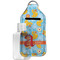 Rubber Duckies & Flowers Sanitizer Holder Keychain - Large with Case