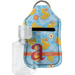 Rubber Duckies & Flowers Hand Sanitizer & Keychain Holder (Personalized)