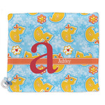Rubber Duckies & Flowers Security Blanket (Personalized)