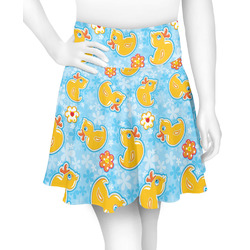 Rubber Duckies & Flowers Skater Skirt (Personalized)
