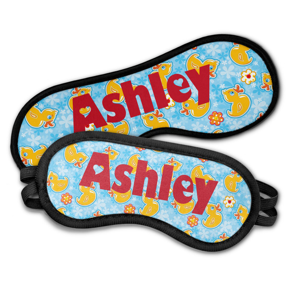 Rubber Duckies & Flowers Sleeping Eye Masks - PARENT