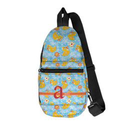 Rubber Duckies & Flowers Sling Bag (Personalized)