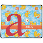 Rubber Duckies & Flowers Large Gaming Mouse Pad - 12.5" x 10" (Personalized)