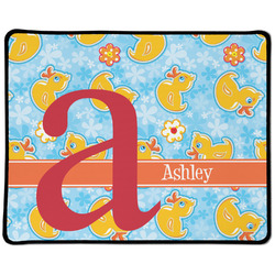 Rubber Duckies & Flowers Large Gaming Mouse Pad - 12.5" x 10" (Personalized)