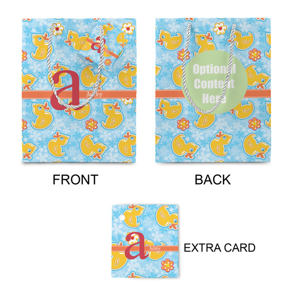 Rubber Duckies & Flowers Small Gift Bag - Approval
