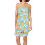 Rubber Duckies & Flowers Spa / Bath Wrap (Personalized)