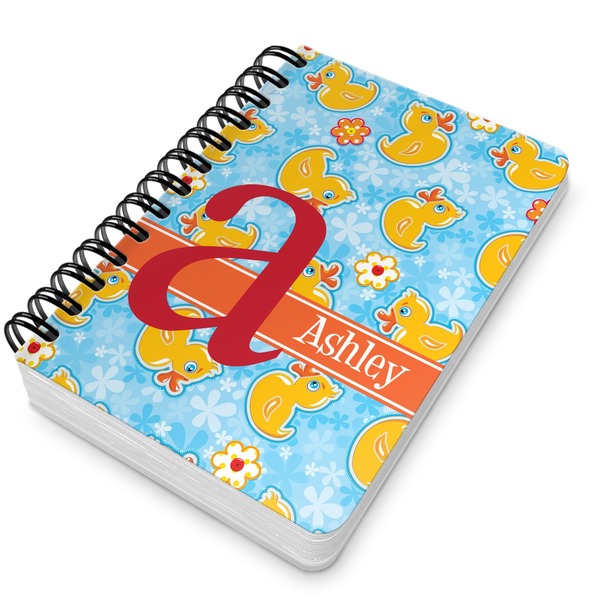 Rubber Duckies & Flowers Spiral Journal 5 x 7 - Main