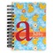 Rubber Duckies & Flowers Spiral Notebook - 5x7 w/ Name and Initial