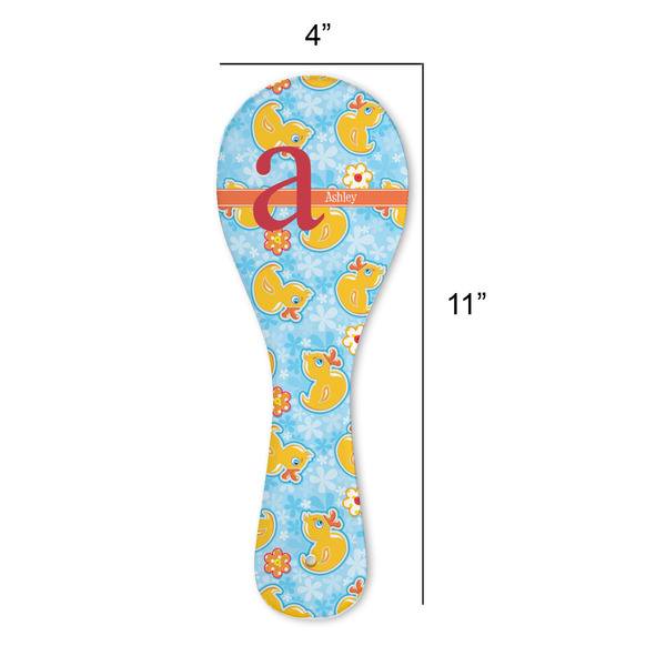 Rubber Duckies & Flowers Spoon Rest Trivet - APPROVAL