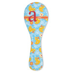 Rubber Duckies & Flowers Ceramic Spoon Rest (Personalized)