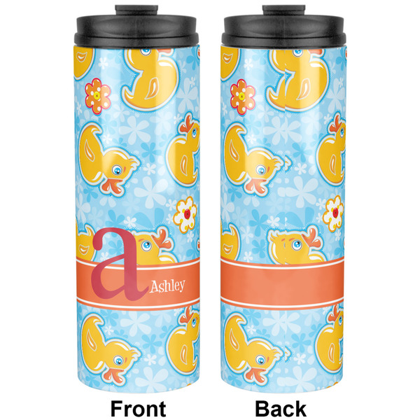 Rubber Duckies & Flowers Stainless Steel Tumbler - Apvl