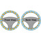 Rubber Duckies & Flowers Steering Wheel Cover- Front and Back