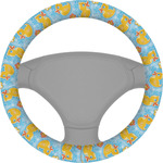 Rubber Duckies & Flowers Steering Wheel Cover (Personalized)