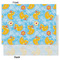 Rubber Duckies & Flowers Tissue Paper - Heavyweight - Large - Front & Back