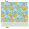 Rubber Duckies & Flowers Tissue Paper - Heavyweight - Medium - Front & Back