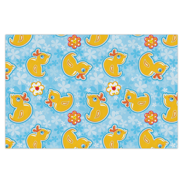 Custom Rubber Duckies & Flowers X-Large Tissue Papers Sheets - Heavyweight