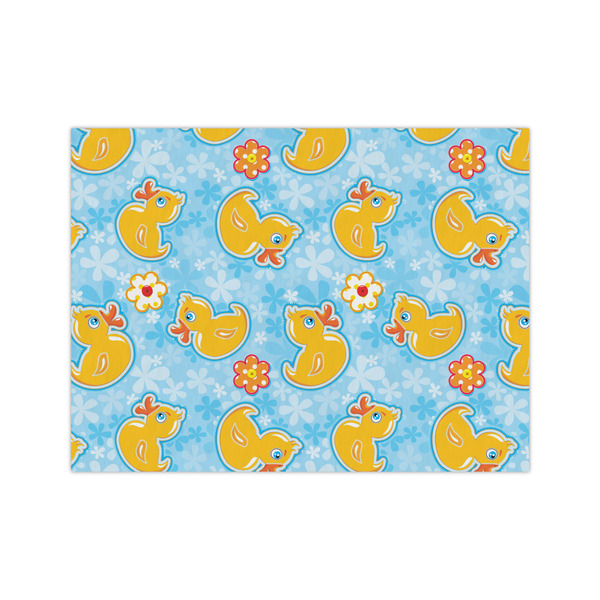 Custom Rubber Duckies & Flowers Tissue Paper Sheets - Medium - Lightweight