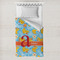 Rubber Duckies & Flowers Toddler Duvet Cover w/ Name and Initial