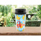 Rubber Duckies & Flowers Travel Mug Lifestyle (Personalized)
