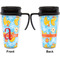 Rubber Duckies & Flowers Travel Mug with Black Handle - Approval